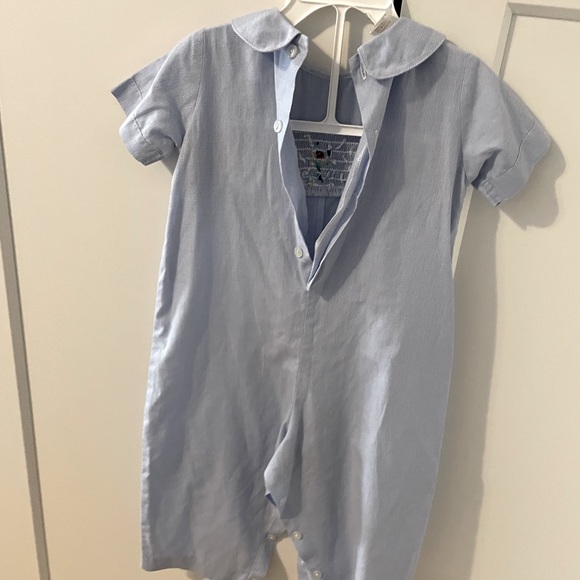 Snowman smocked outfit size 2 - Picture 2 of 4